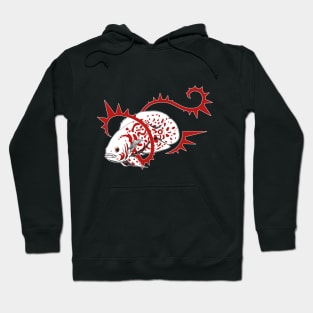 Lutino Tiger Oscar Cichlid Hoodie